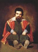Diego Velazquez Portrait d'un nain assis a terre (don Sebastian de Morra) (df02) Spain oil painting artist